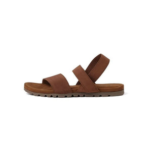 Matte-Muse Brown Open-Toe Casual Sandals