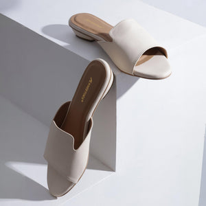 Timeless Staple Beige Block Heel Sandals