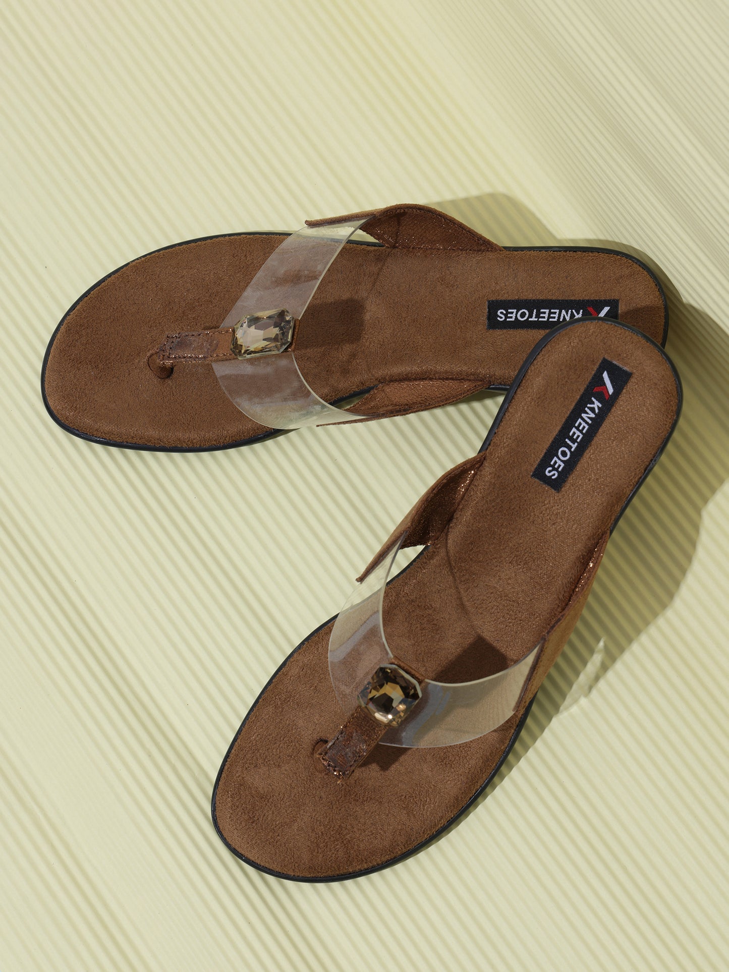 Elegant Bronze Party Flats