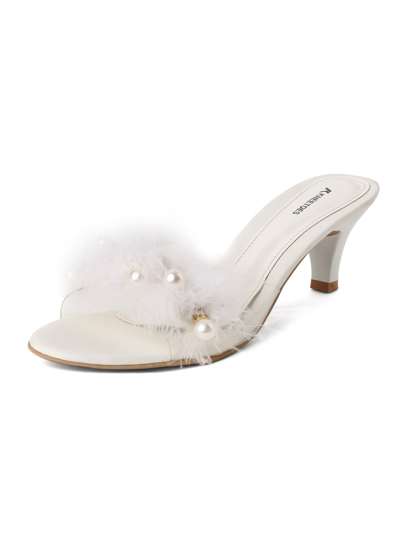 Fashionable White Party Sandal