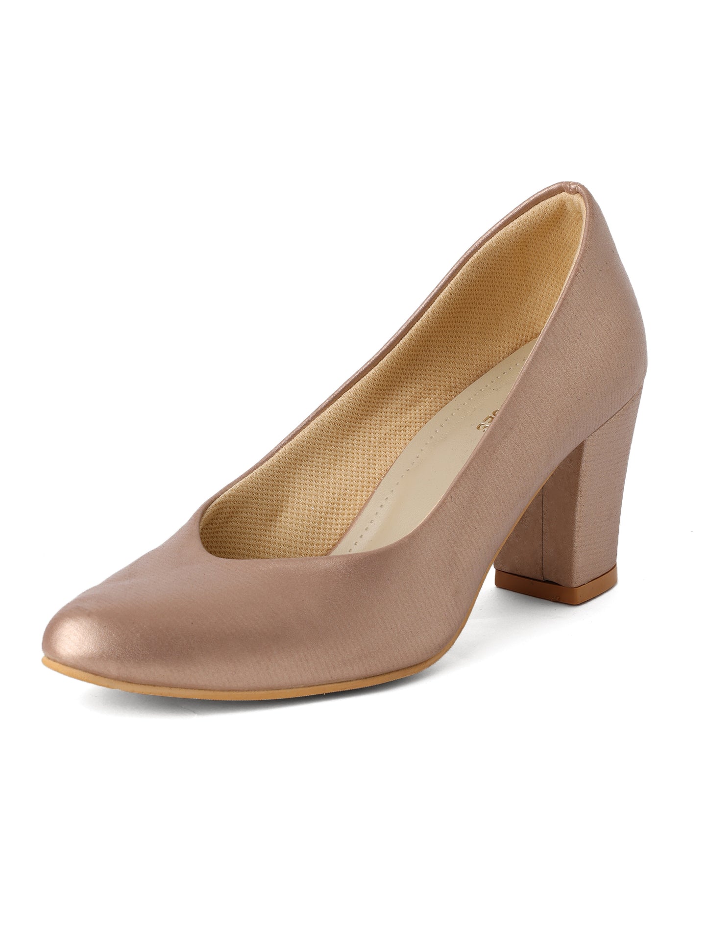 Plush Ivory Synthetic Pumps