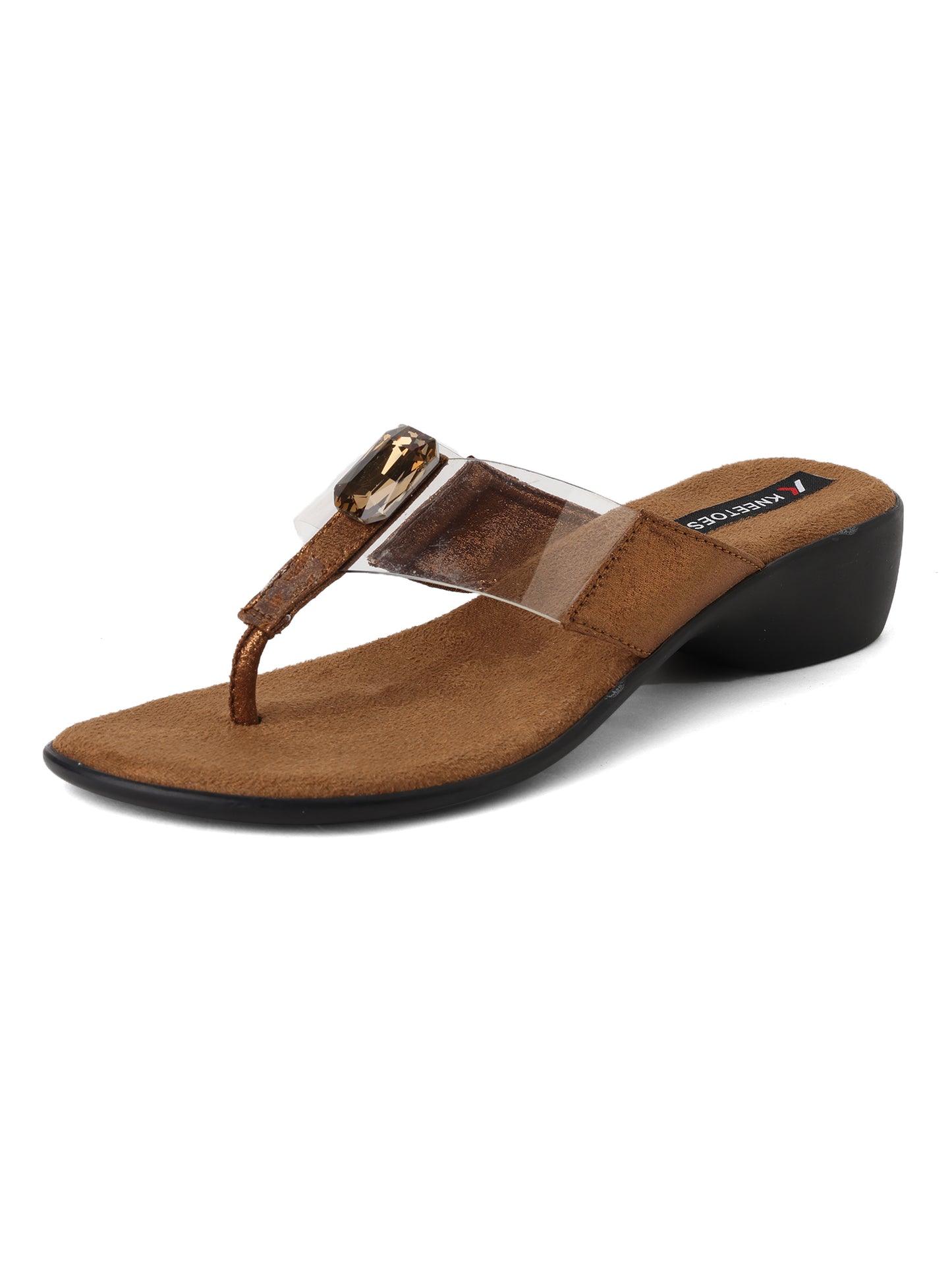 Elegant Bronze Party Flats