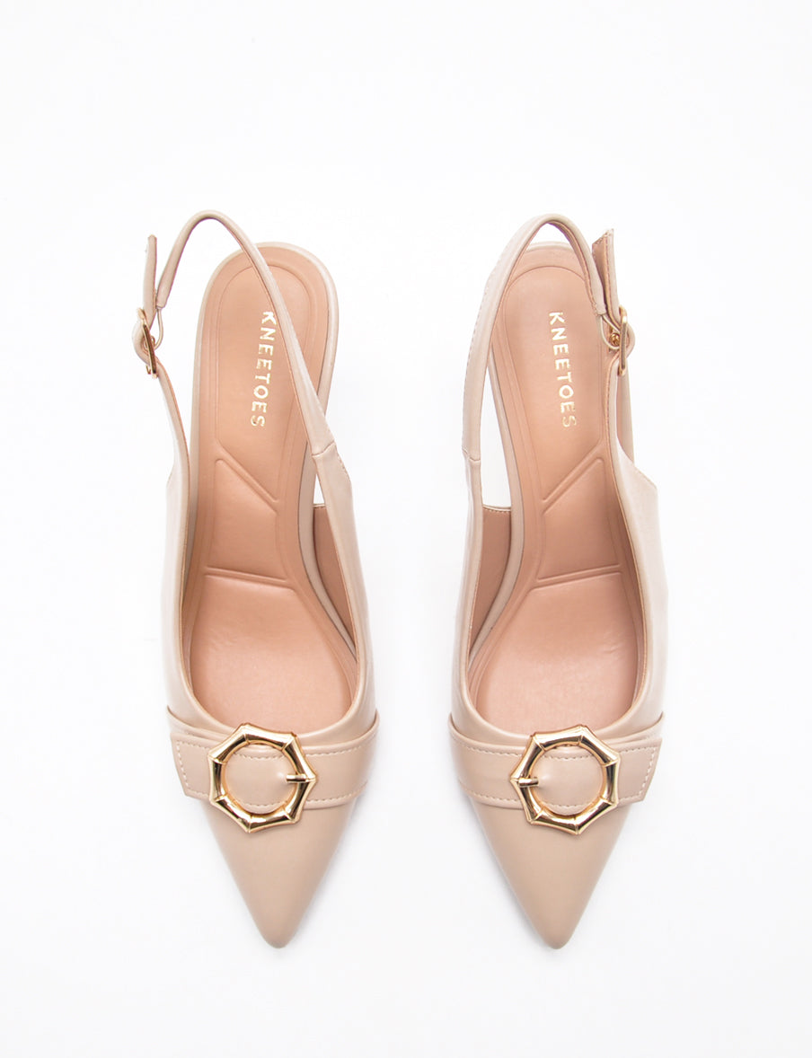 Cressida - Beige Mules