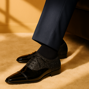 Premium Gloss & Glitter Lace-Up Formals