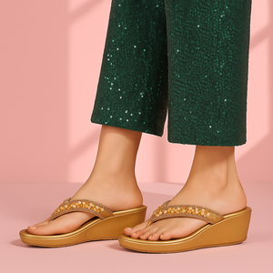 Antique Bronze Handcrafted Heritage Wedges