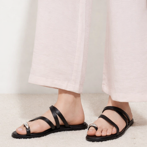 Nola - Black Slip-Ons