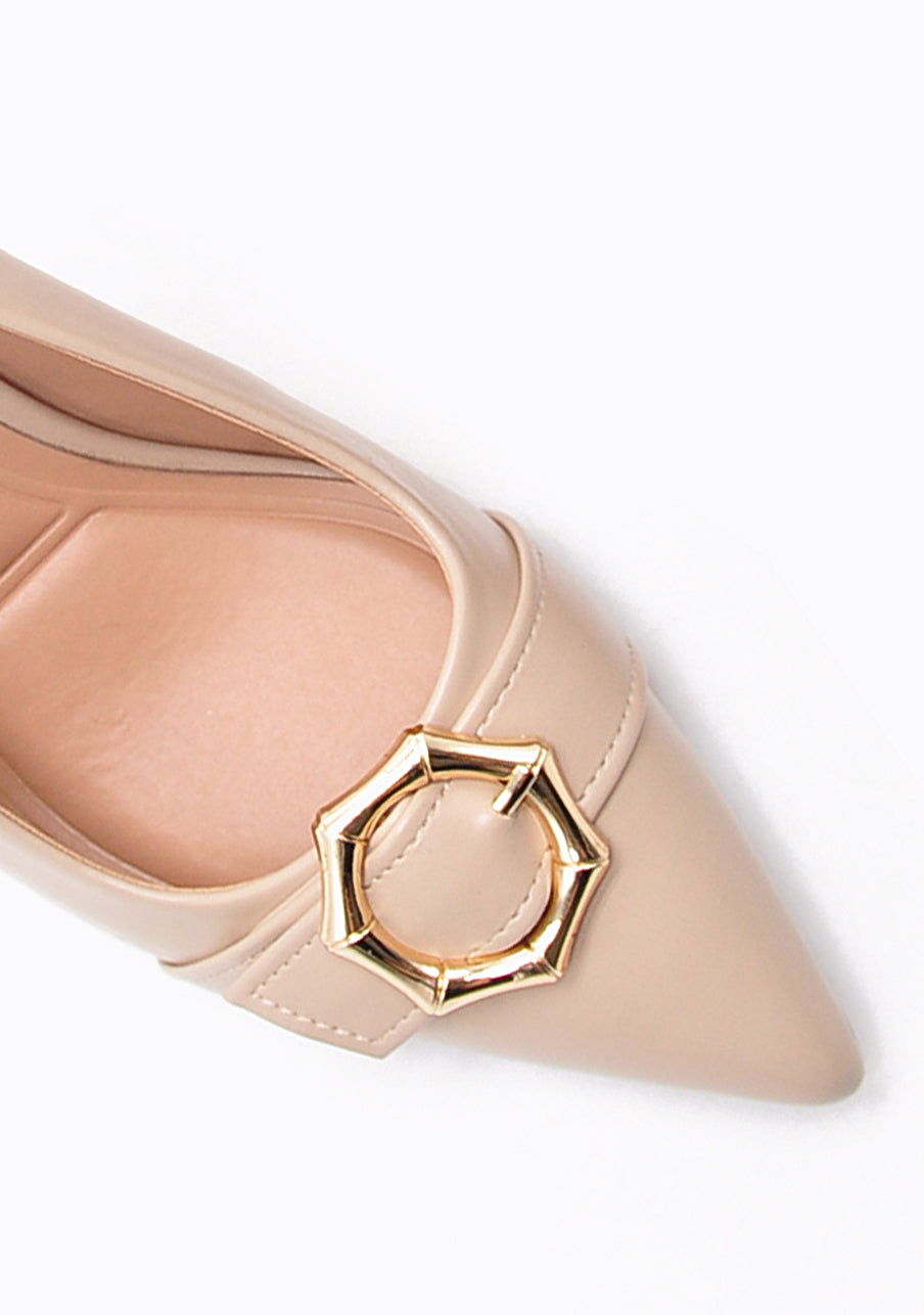 Cressida - Beige Mules