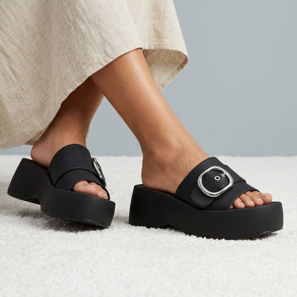 Bexley - Black Slip Ons