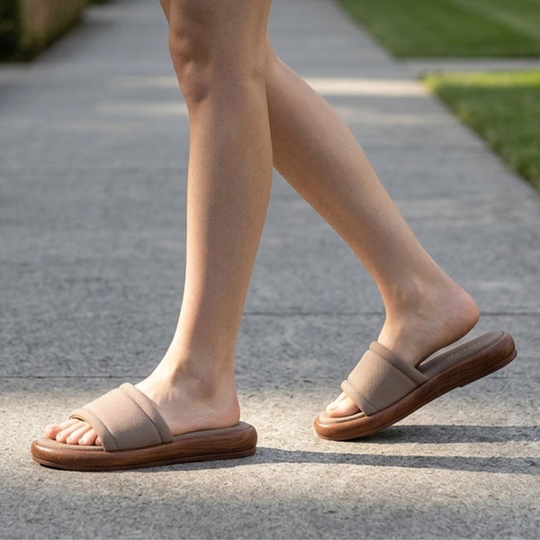 Soraya - Tan Slip Ons