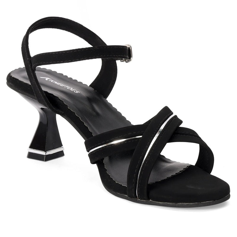 Midnight Suede Gloss Hourglass Sandals