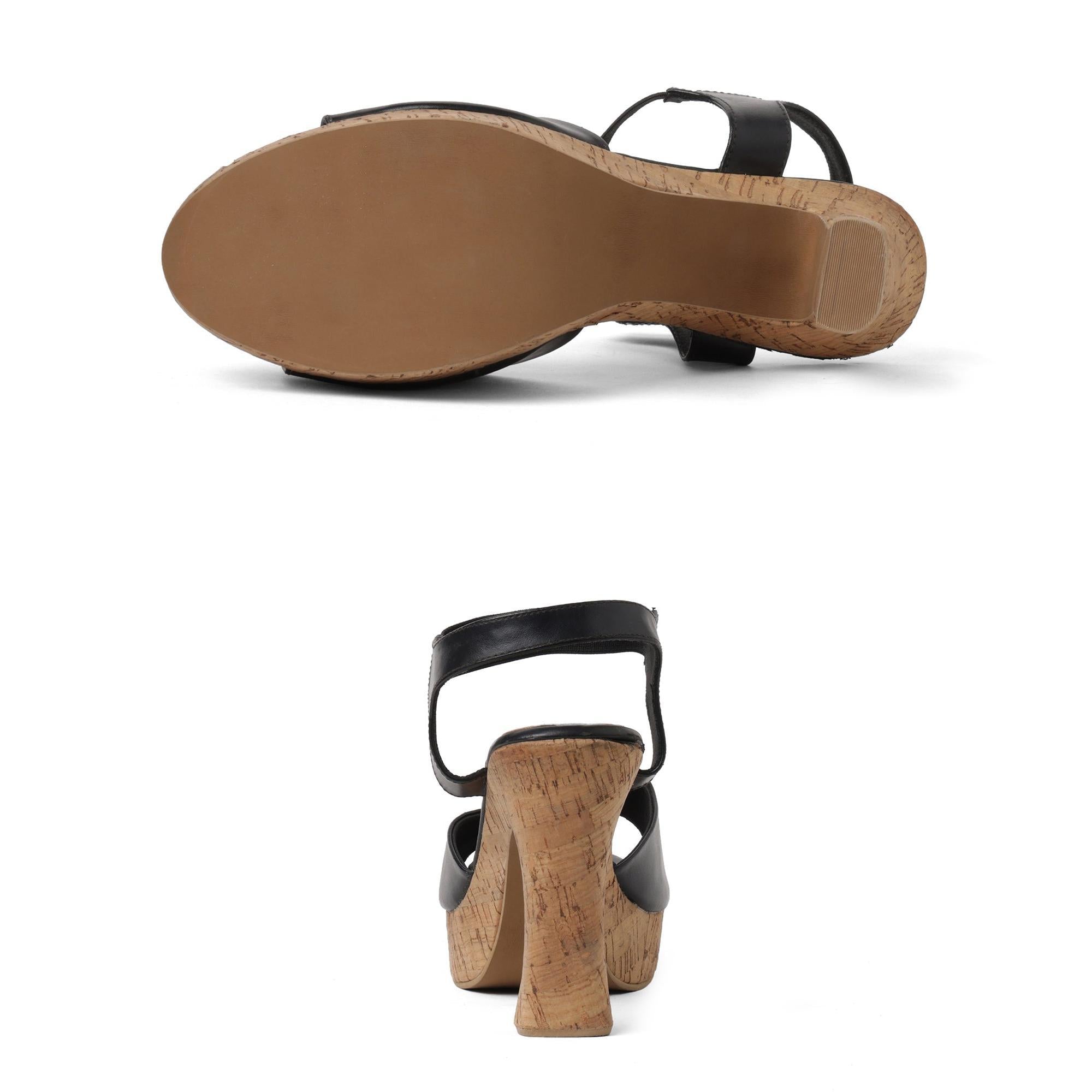 Staple Black High Heel Sandals