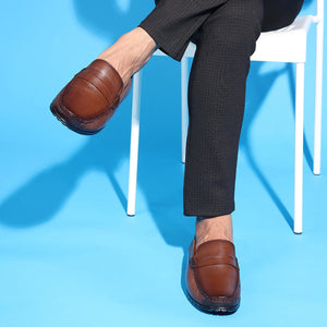 Classic Tan Slip-On Loafers