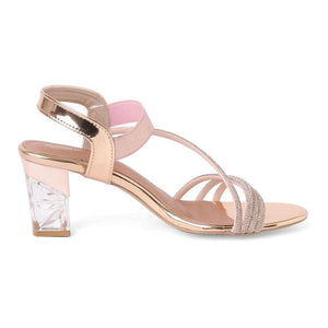 Luxe Studded Rose Gold Party Heels