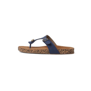 Staple Dark Blue Thong Sandals