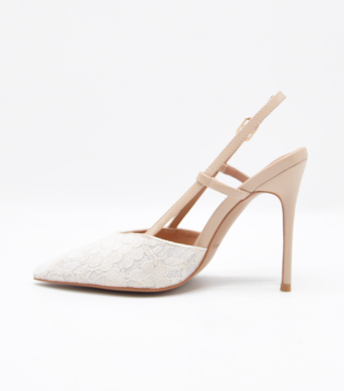 Violetta - White Stilettos