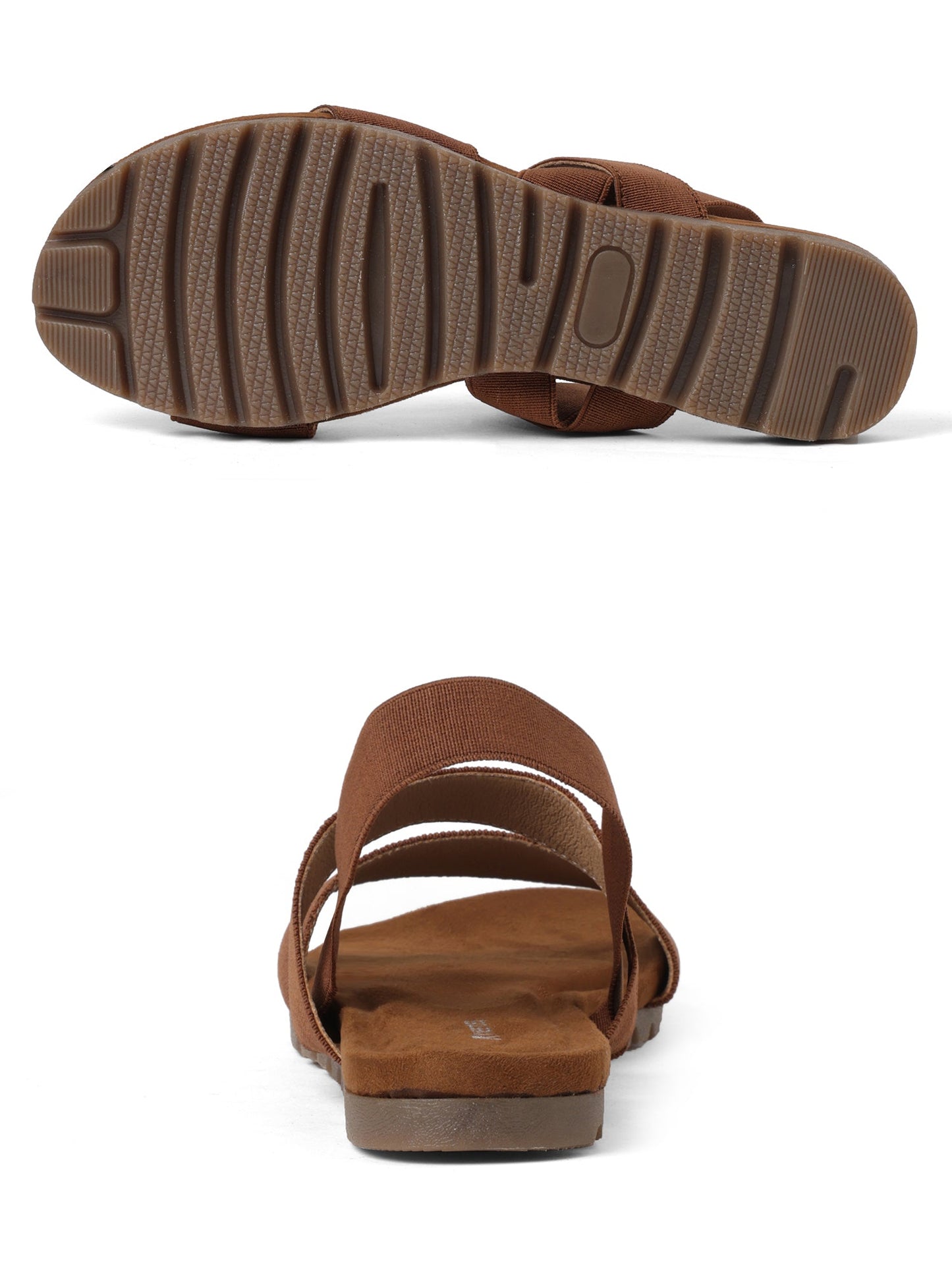 Sleek Tan Fashion Sandal
