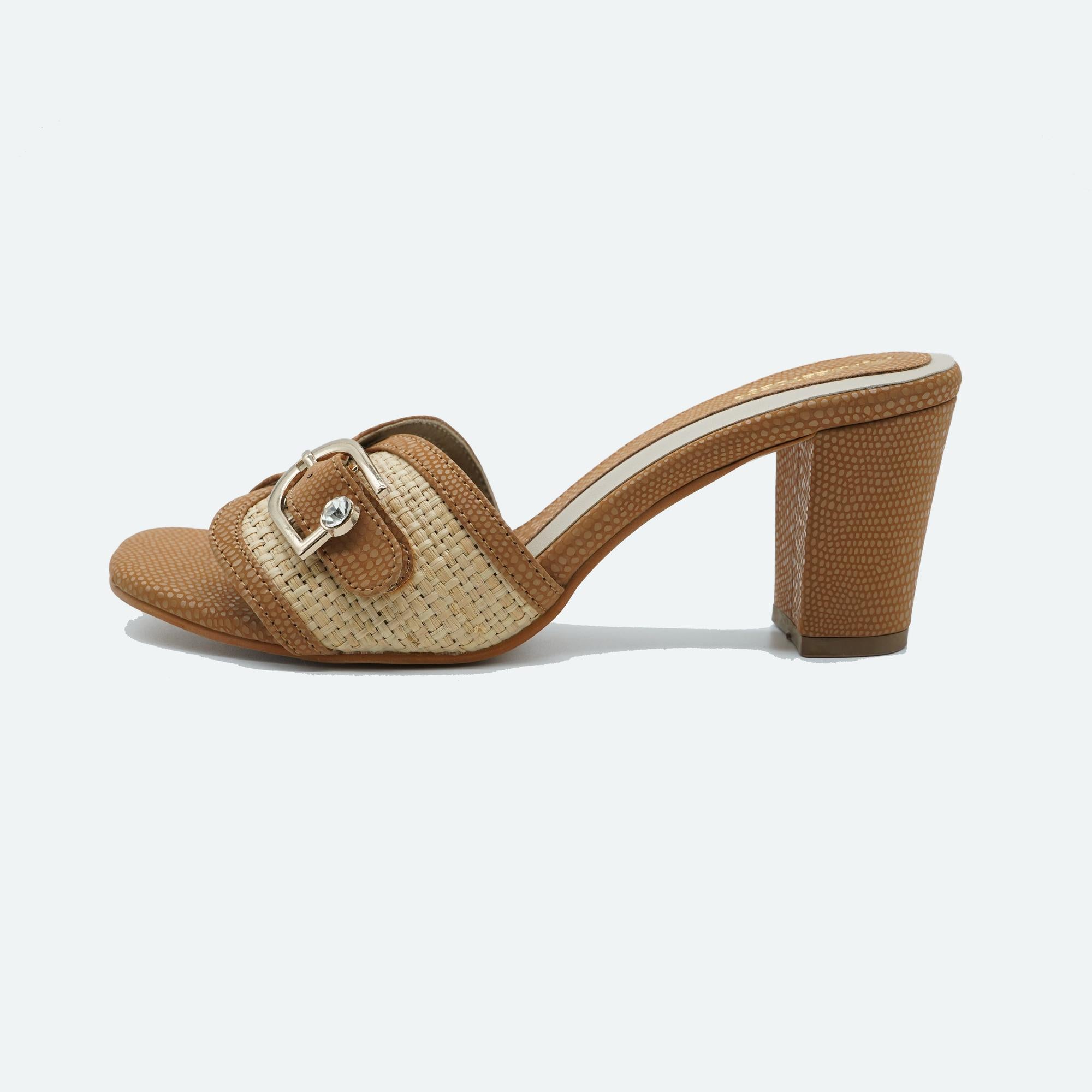 Classic Charm Cream Buckle Sandals