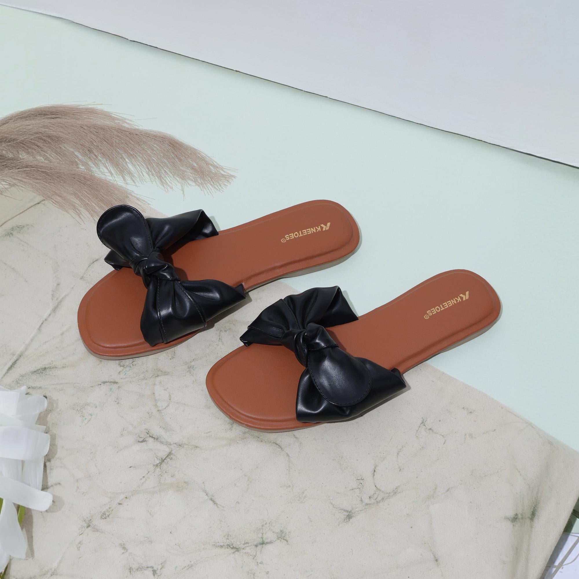 Pretty Bow Casual Slippers