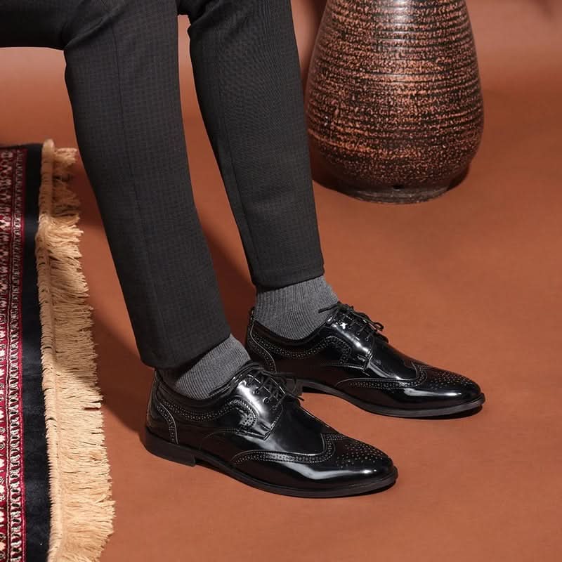 Classic Patent Wingtip Oxfords