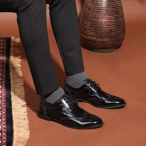 Classic Patent Wingtip Oxfords