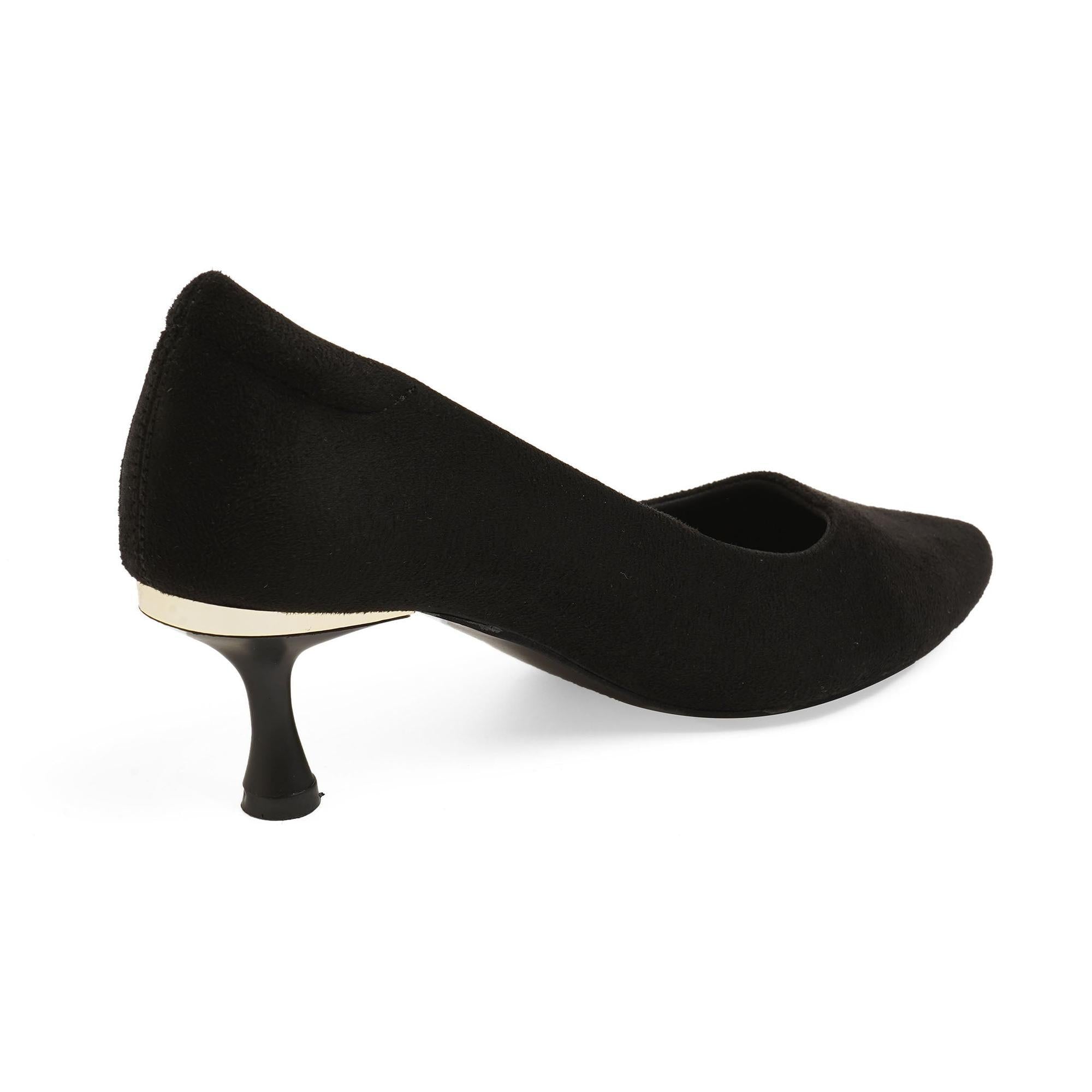 Classic Charm Black Louis Pumps