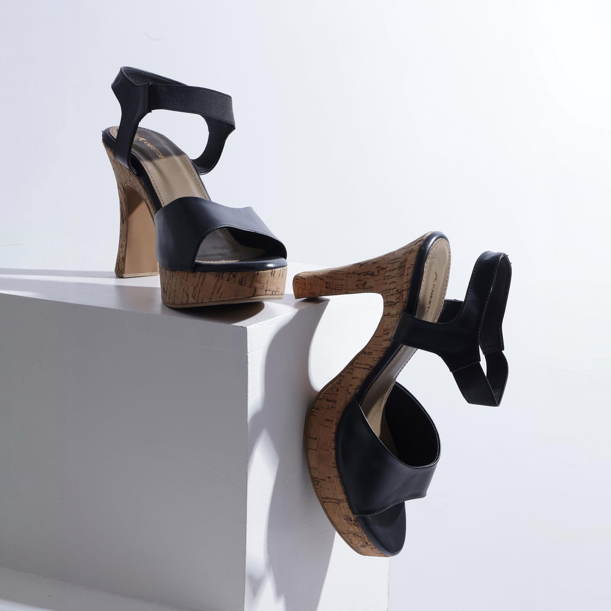 Staple Black High Heel Sandals