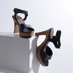 Staple Black High Heel Sandals