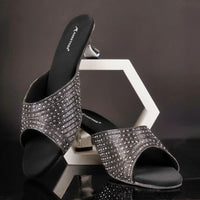 Noelle- Black Kitten Heels