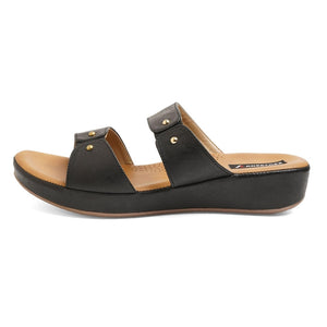 Classic Charm Black Casual Sandals