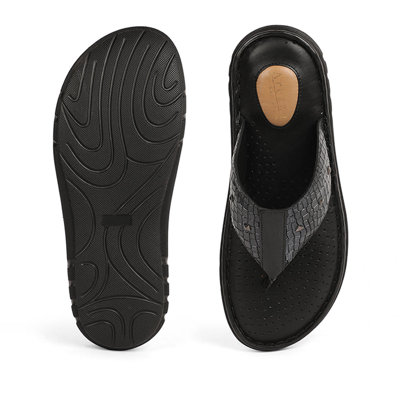 Zorvyn - Black Sandals