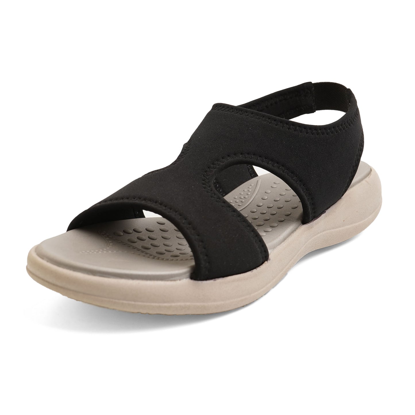 Classic Eva sole Black Low Platform Sandals For Everyday Casuals