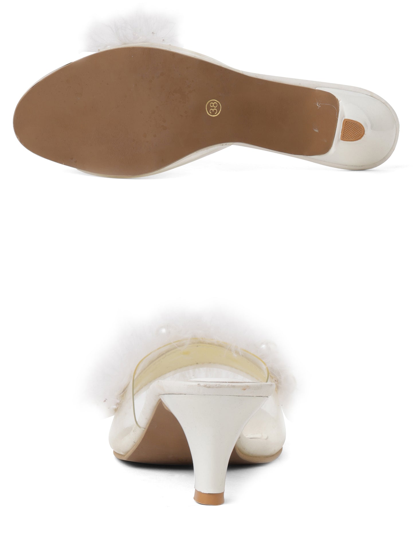Fashionable White Party Sandal