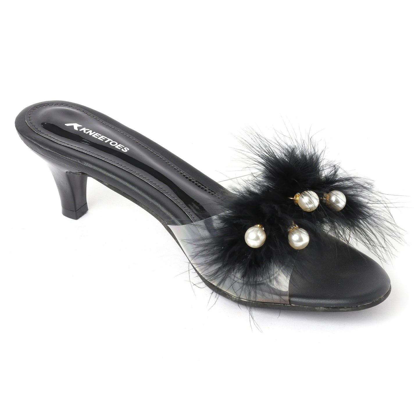 Fashionable Black Party Sandal