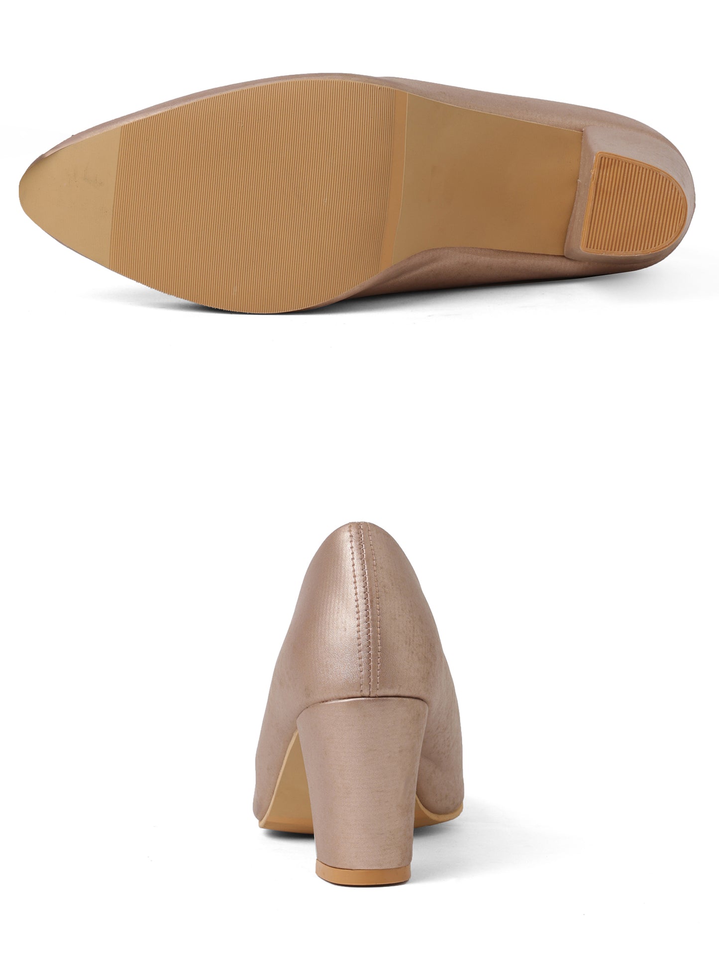 Plush Ivory Synthetic Pumps