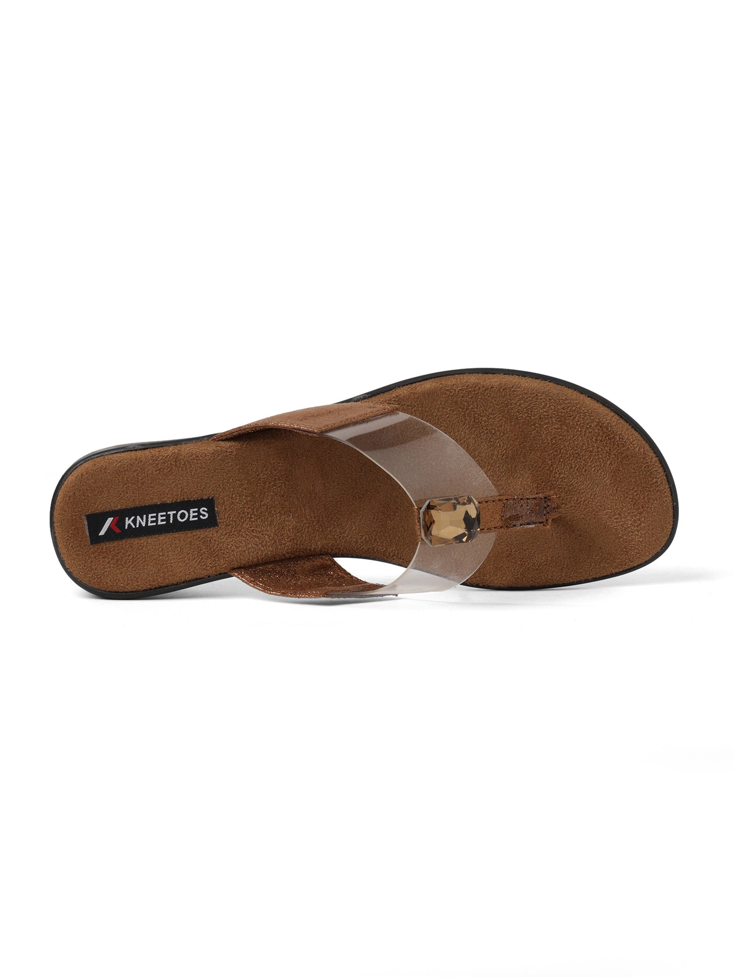 Elegant Bronze Party Flats