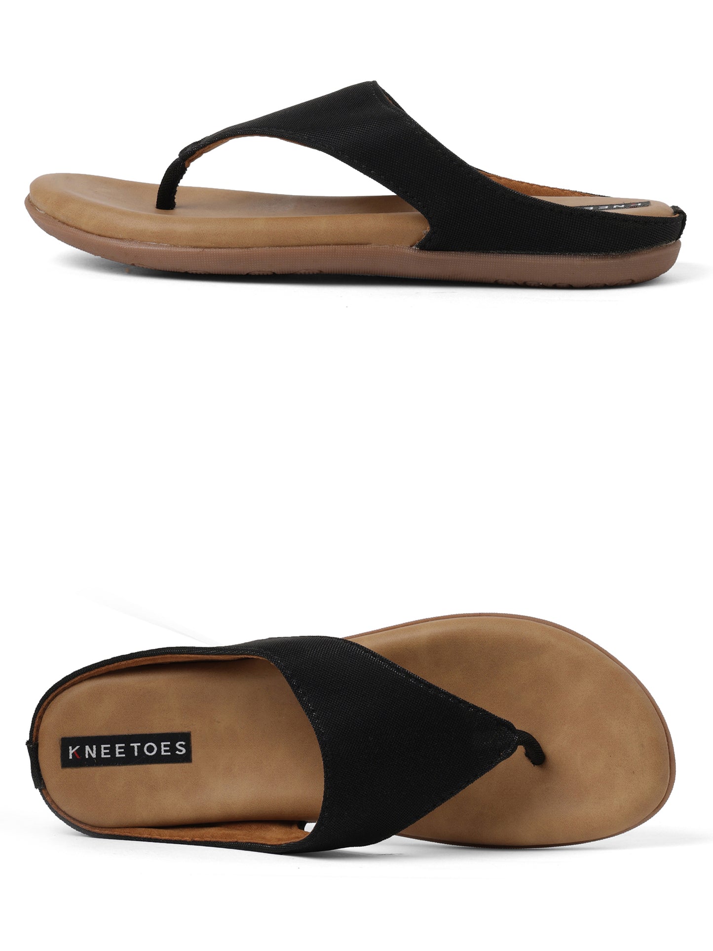 Sleek Black Synthetic Slipon Comfort