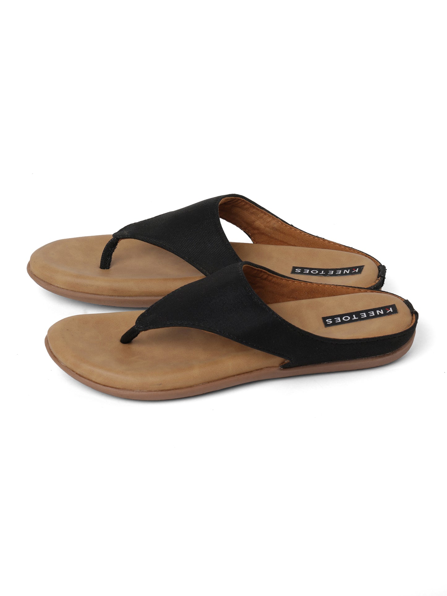 Sleek Black Synthetic Slipon Comfort