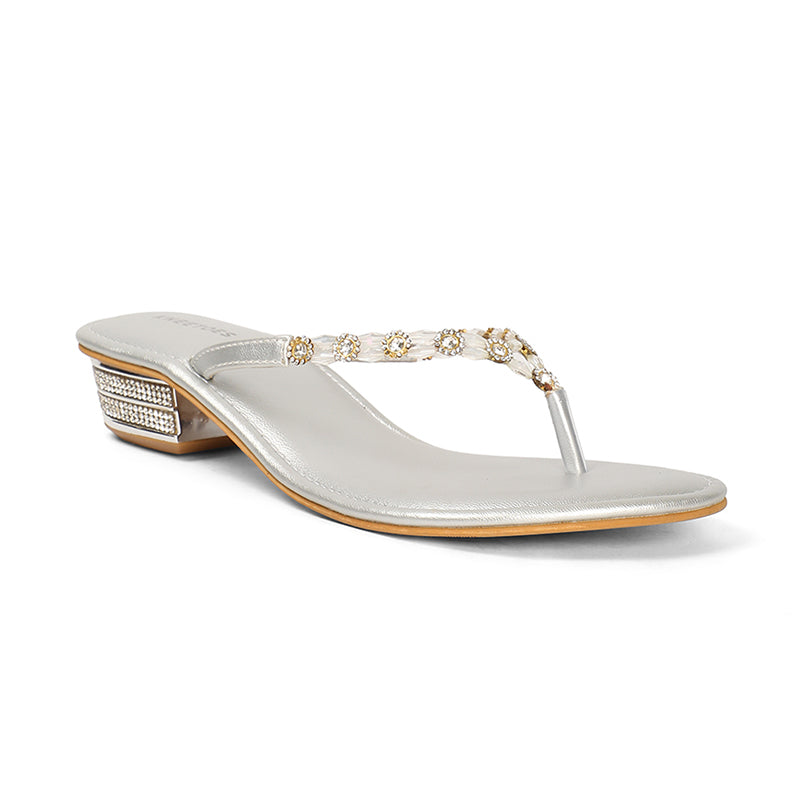 Soleia - White Block Heels