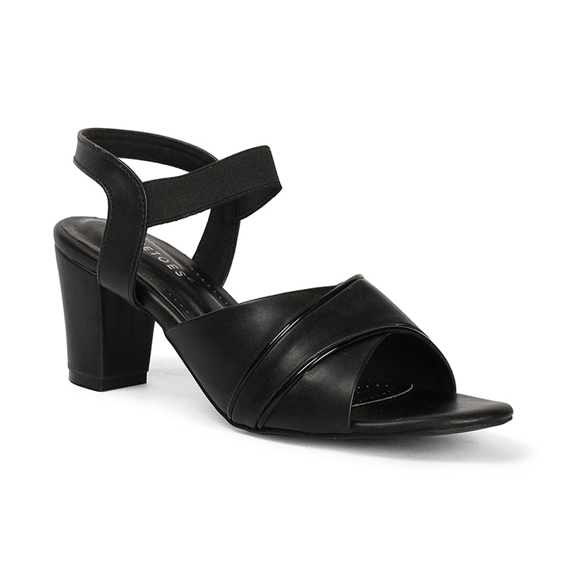 Midnight - Black Block Heels