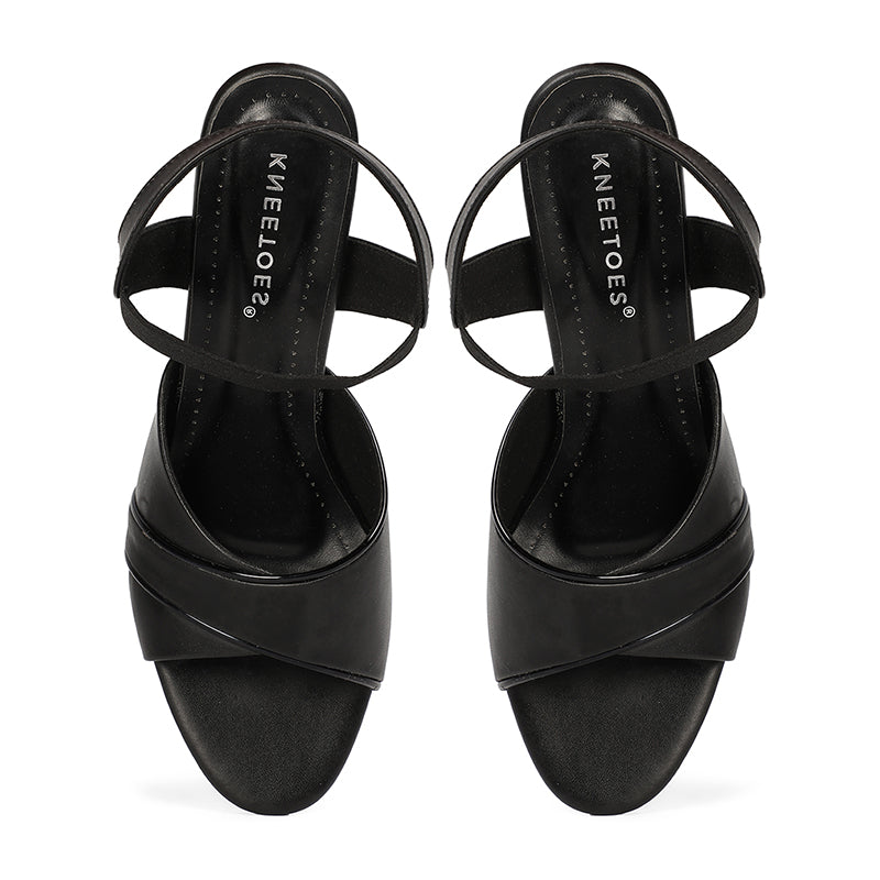 Midnight - Black Block Heels