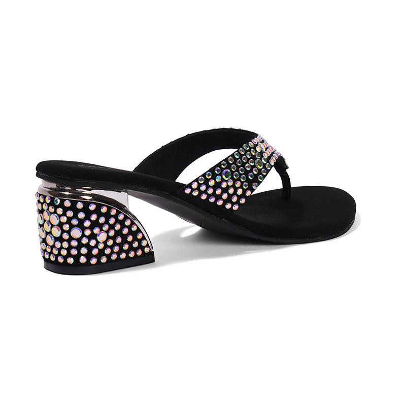 Lumira - Black Block Heels