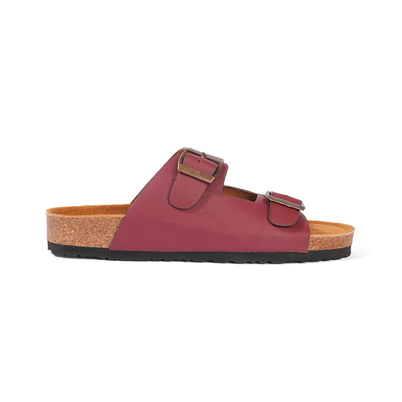 Colton - Burgundy Sandals