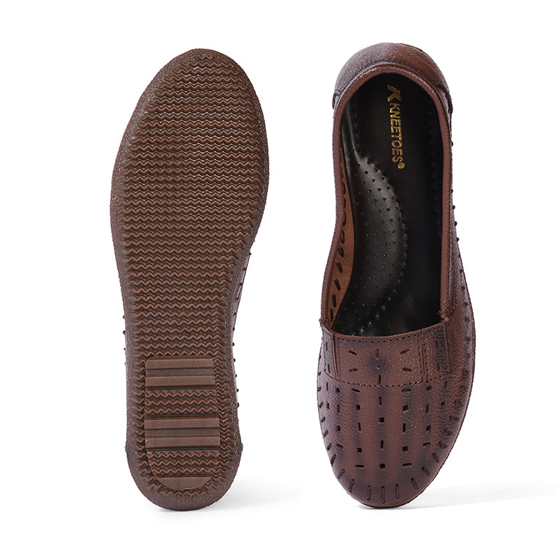 Clara - Brown Moccasin