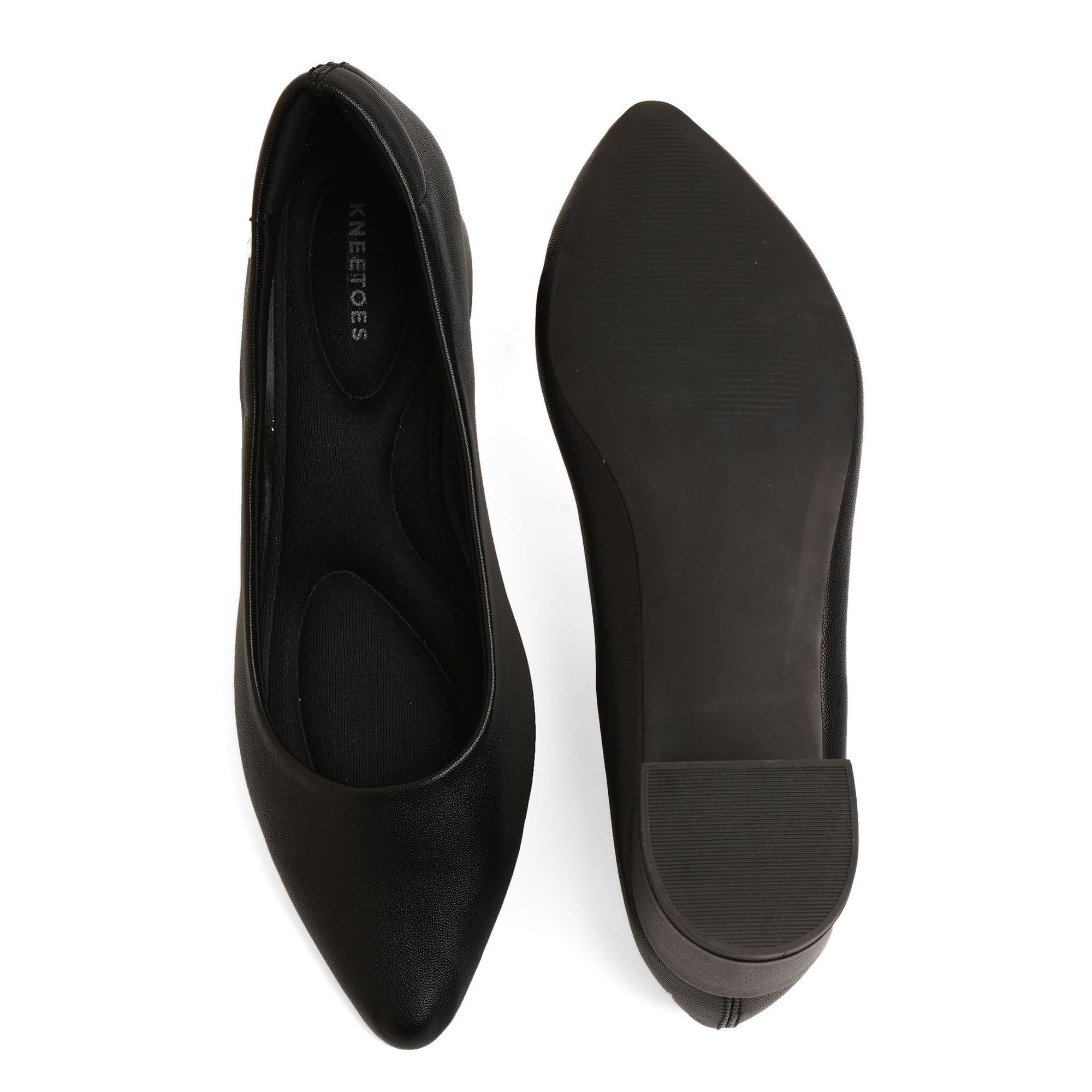 Matte Muse Black Workwear Pumps