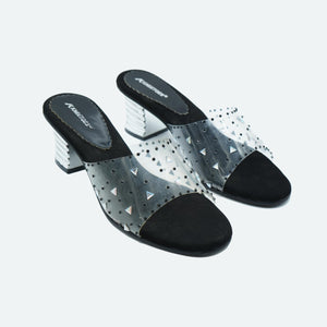 Sparkly Transparent Party Sandals