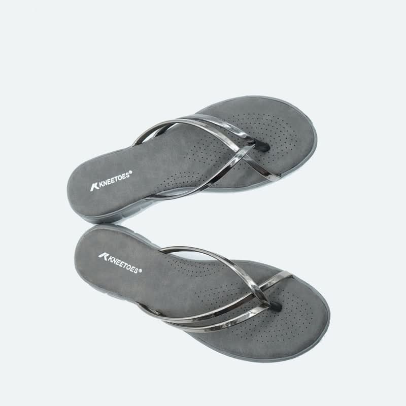 Shine Pop Metallic Thong Sandals