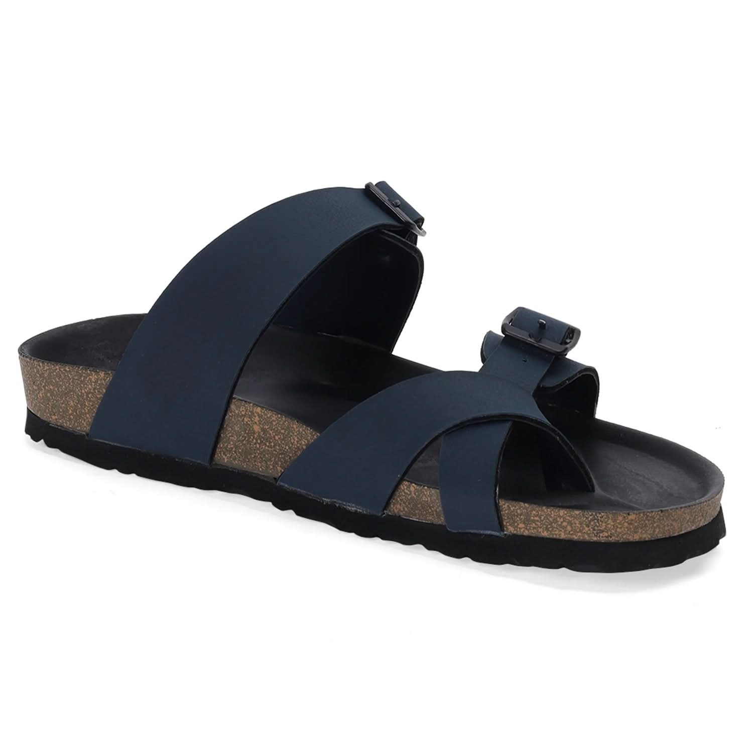 Vaughn - Blue Cork Sandals
