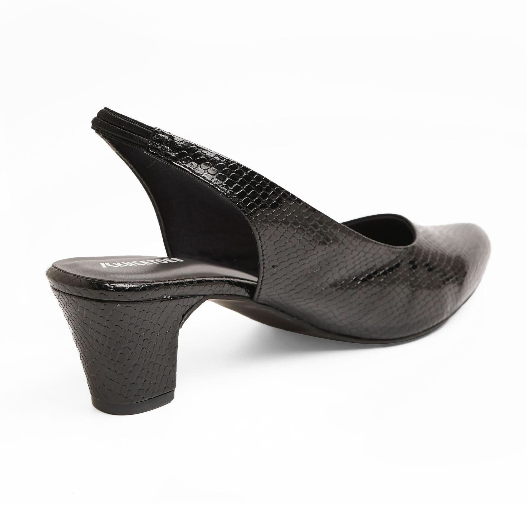 Nerina - Black Block Heels