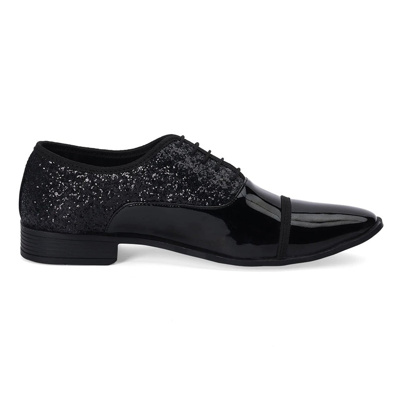 Premium Gloss & Glitter Lace-Up Formals