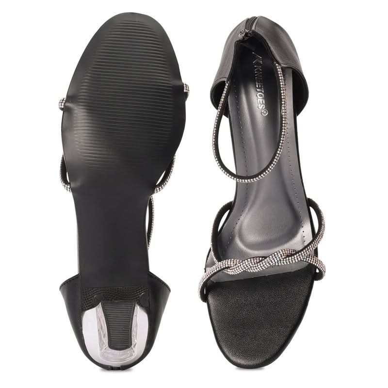 Marcella - Black Block Heels